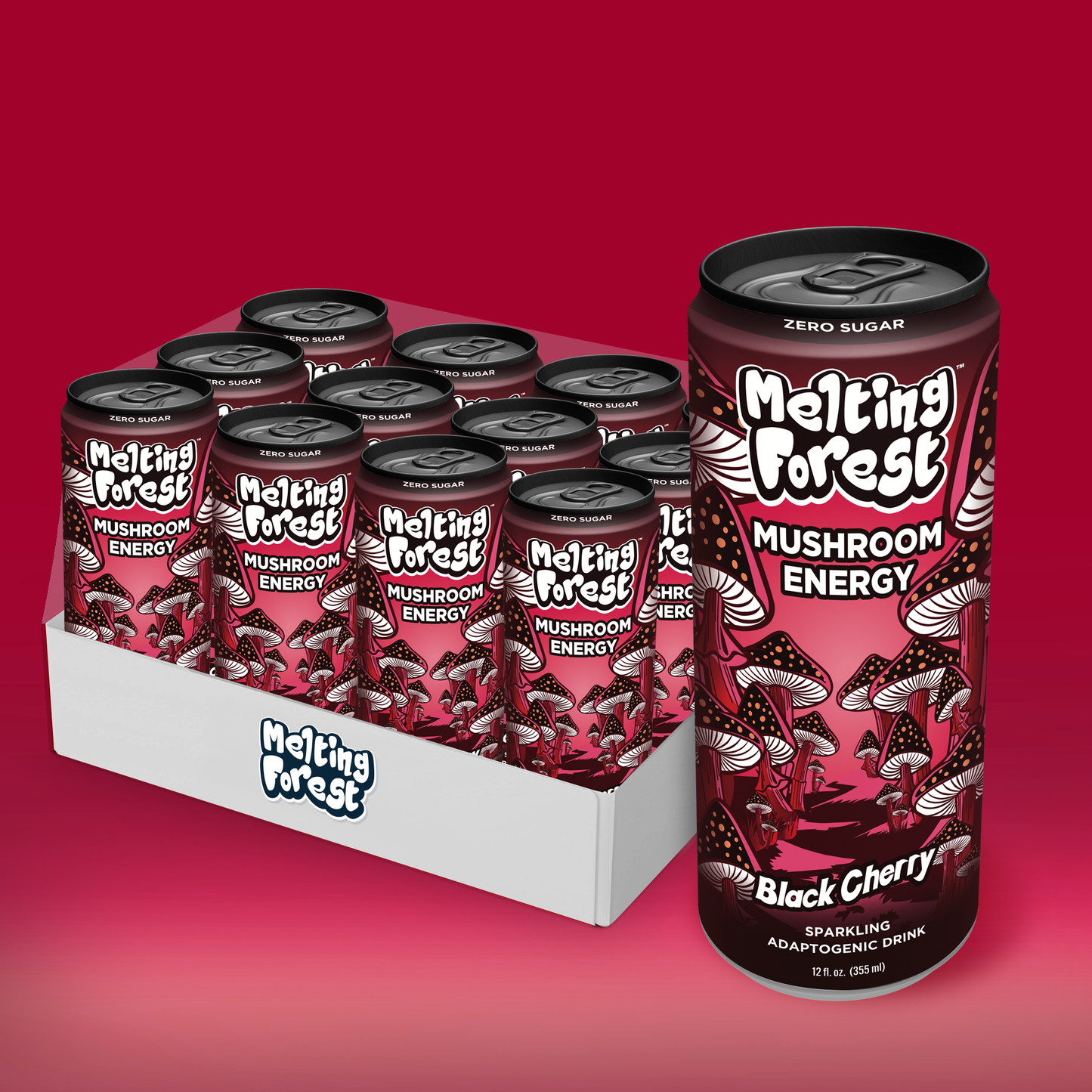 Mushroom Energy Drink - Black Cherry