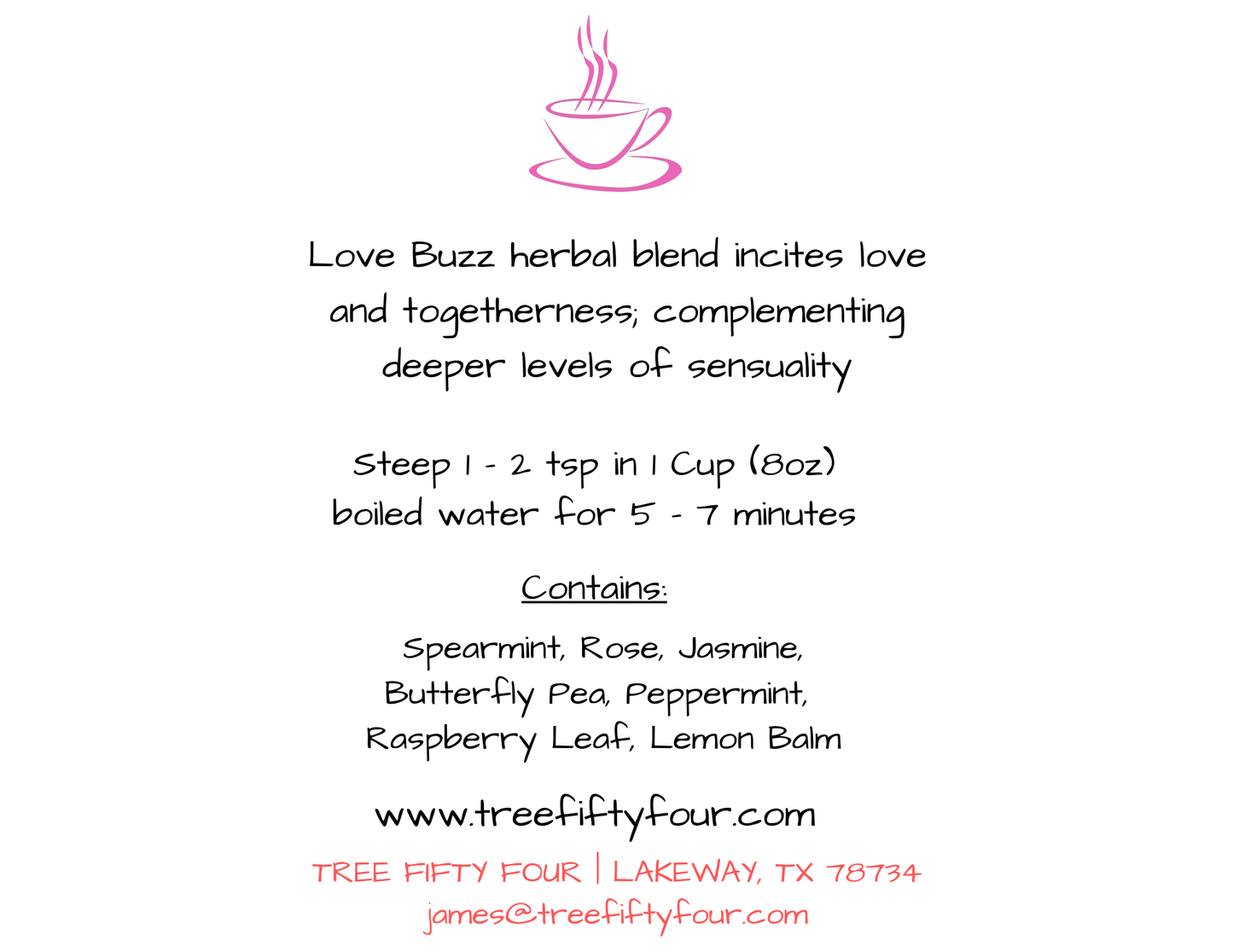 Love Buzz Herbal Tea Blend | 1 oz