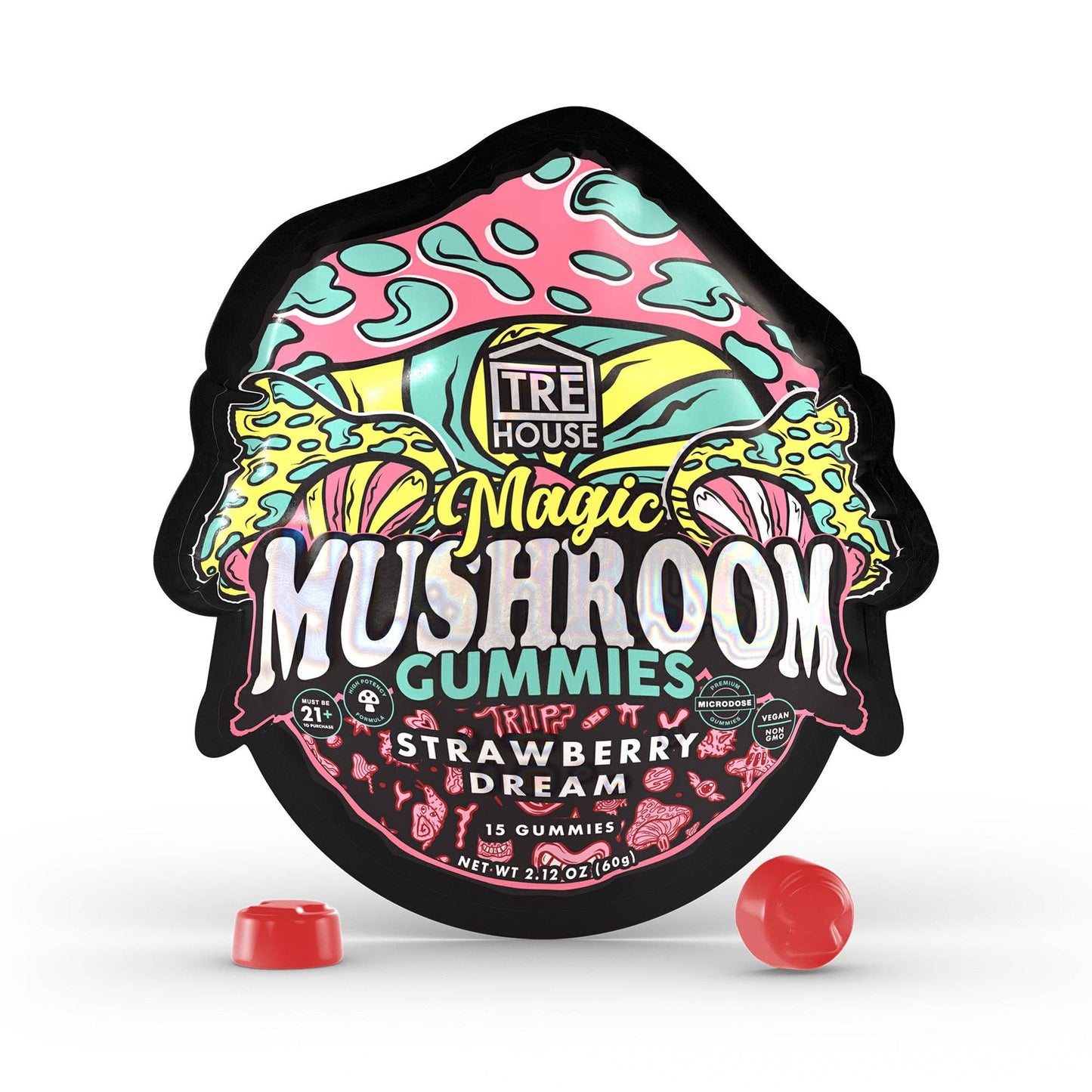 Mushroom  Tre House Mushroom Gummies –  Watermelon Wonder