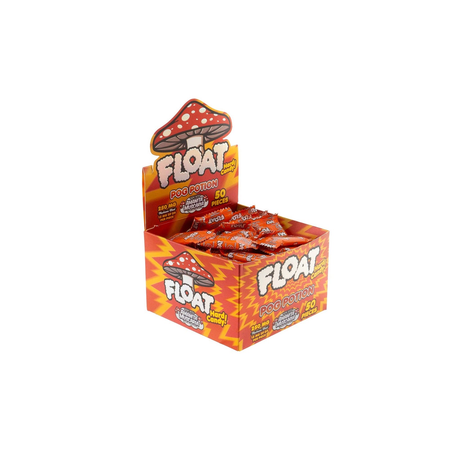 Float 250mg Mushroom Hard Candy – Swirly Trip