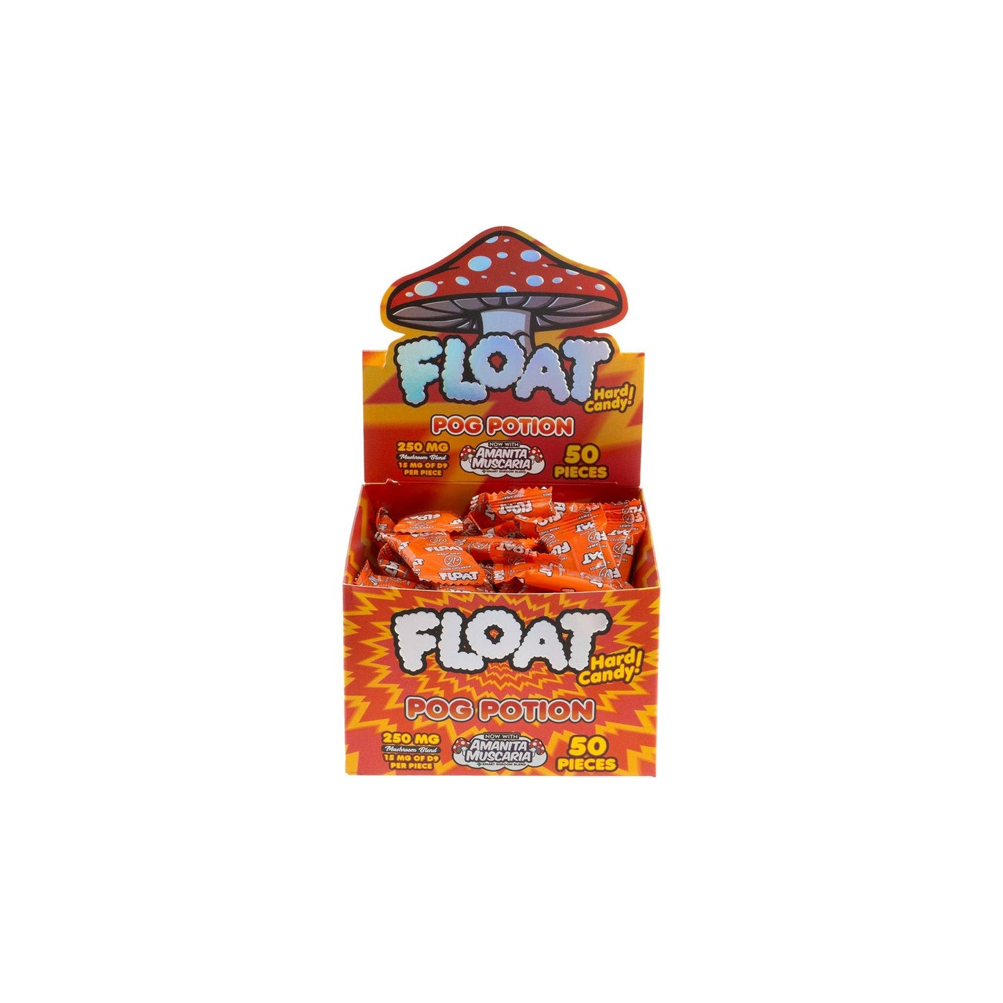 Float 250mg Mushroom Hard Candy – Swirly Trip