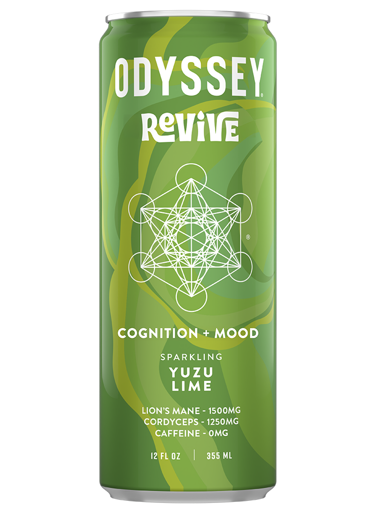 Yuzu Lime Revive Sparkling Mushroom Hydration