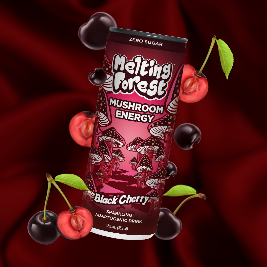 Mushroom Energy Drink - Black Cherry