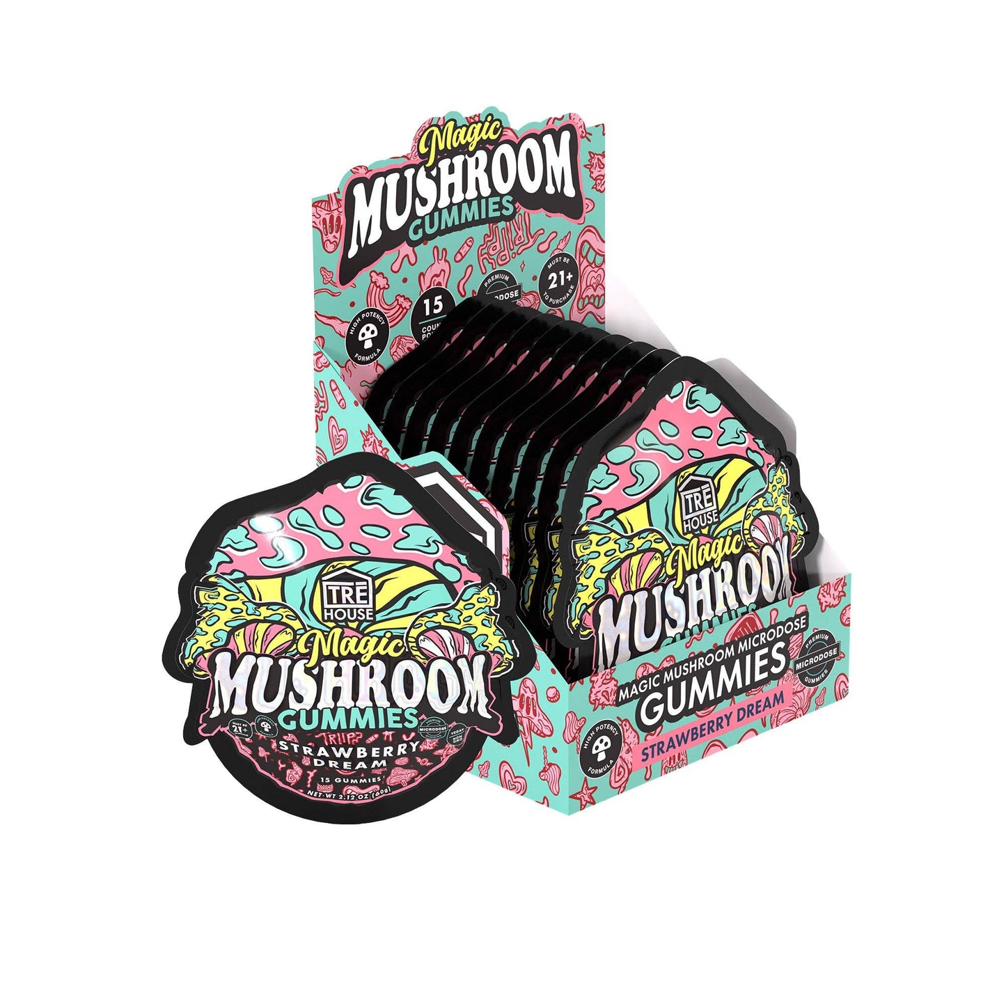 Mushroom  Tre House Mushroom Gummies –  Watermelon Wonder