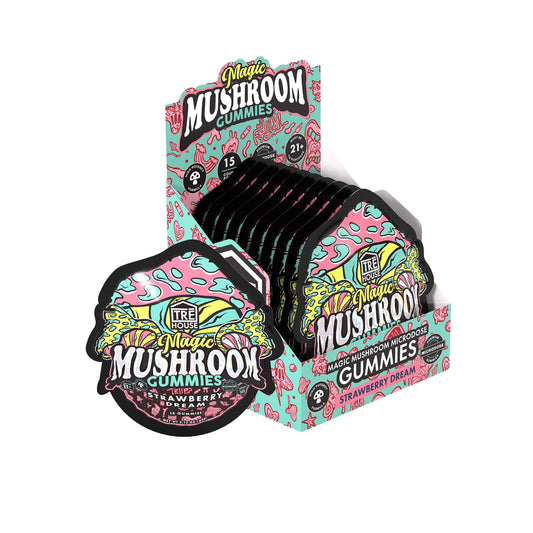 Tre House 1pk Mushroom Gummies –  Strawberry Dream