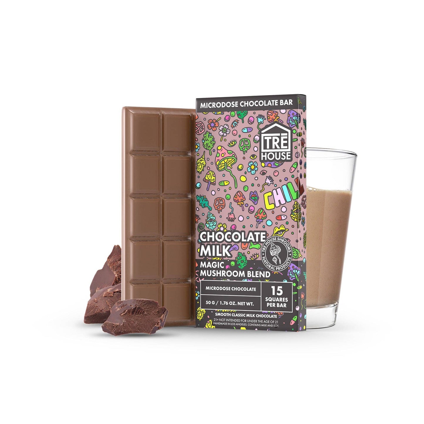 Tre House Chocolate Bar – 10ct: Chocolate Milk