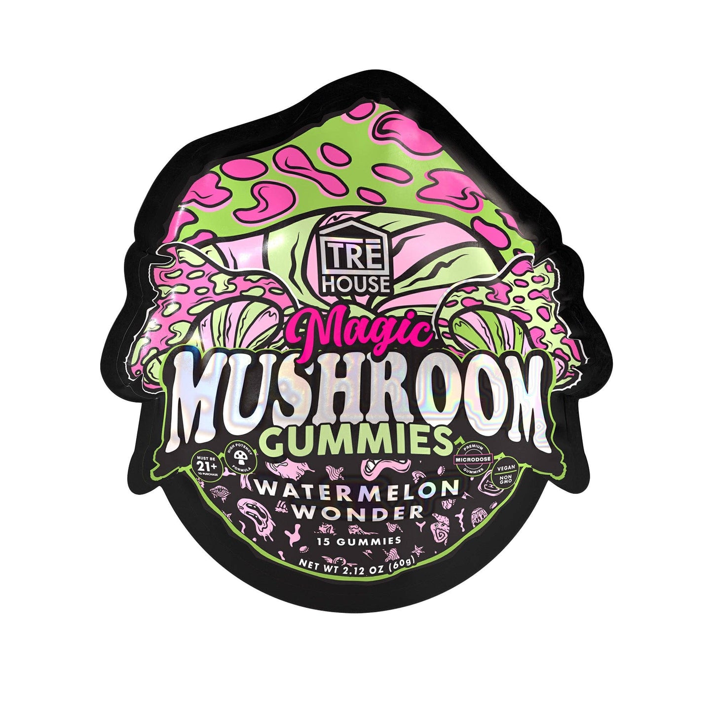 Mushroom  Tre House Mushroom Gummies –  Watermelon Wonder