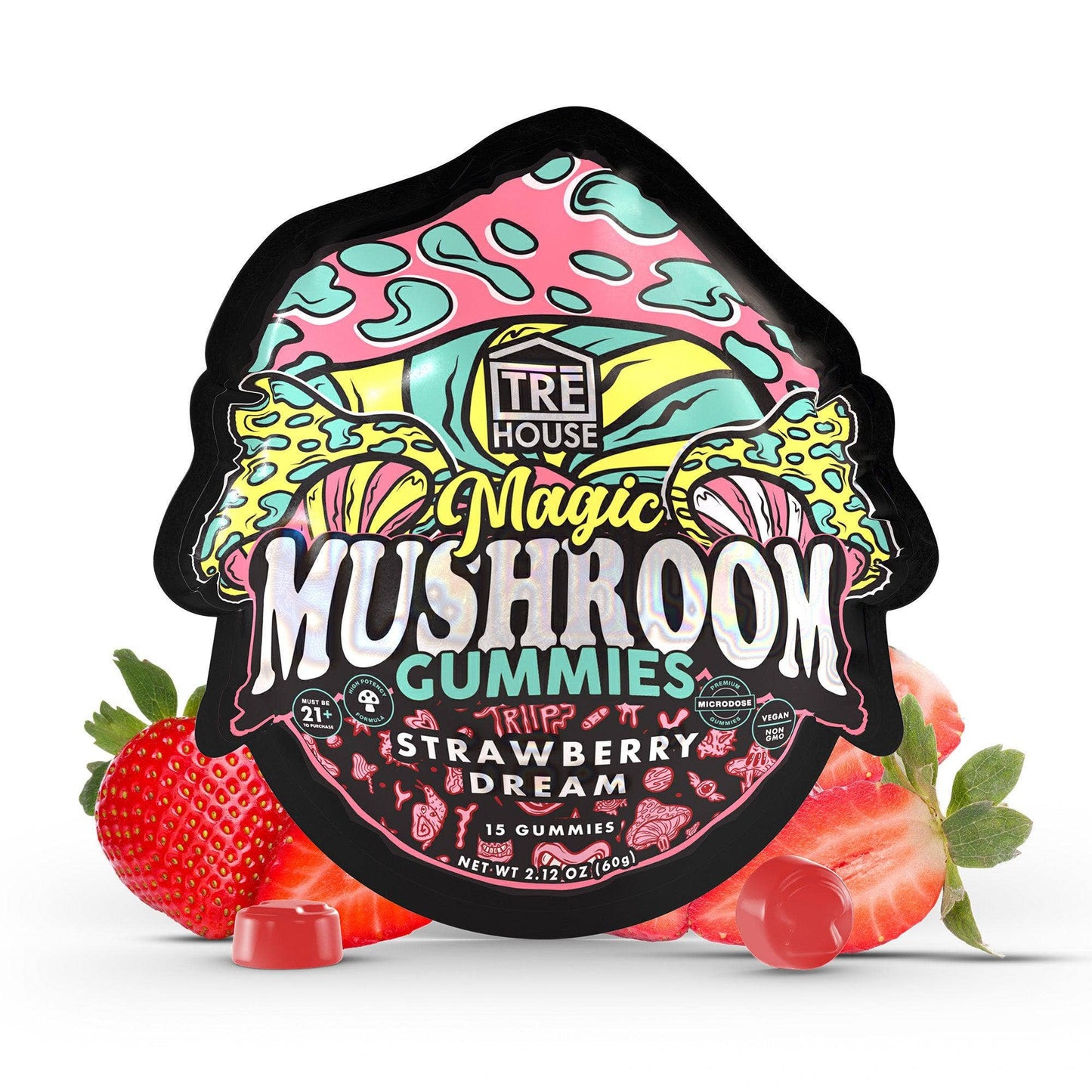 Mushroom  Tre House Mushroom Gummies –  Watermelon Wonder