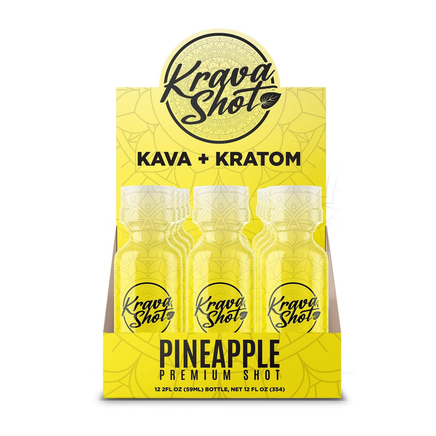 Krava Extract Shot - Pineapple - 2oz - 12ct: Default Title