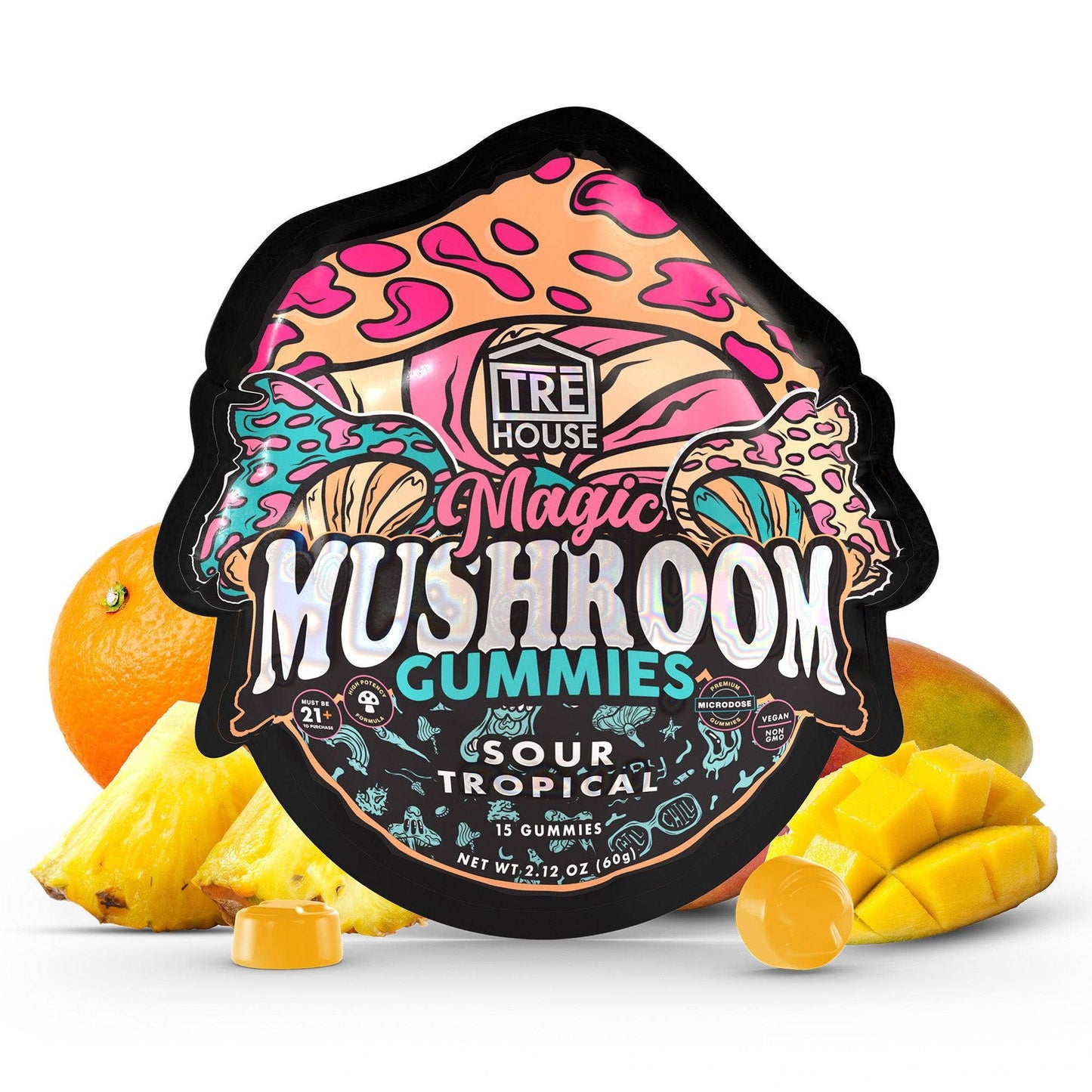 Mushroom  Tre House Mushroom Gummies –  Watermelon Wonder