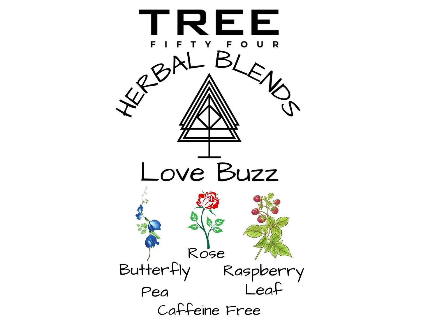 Love Buzz Herbal Tea Blend | 1 oz up to 1 LB & 1 KG | Bulk Tea: 1 LB