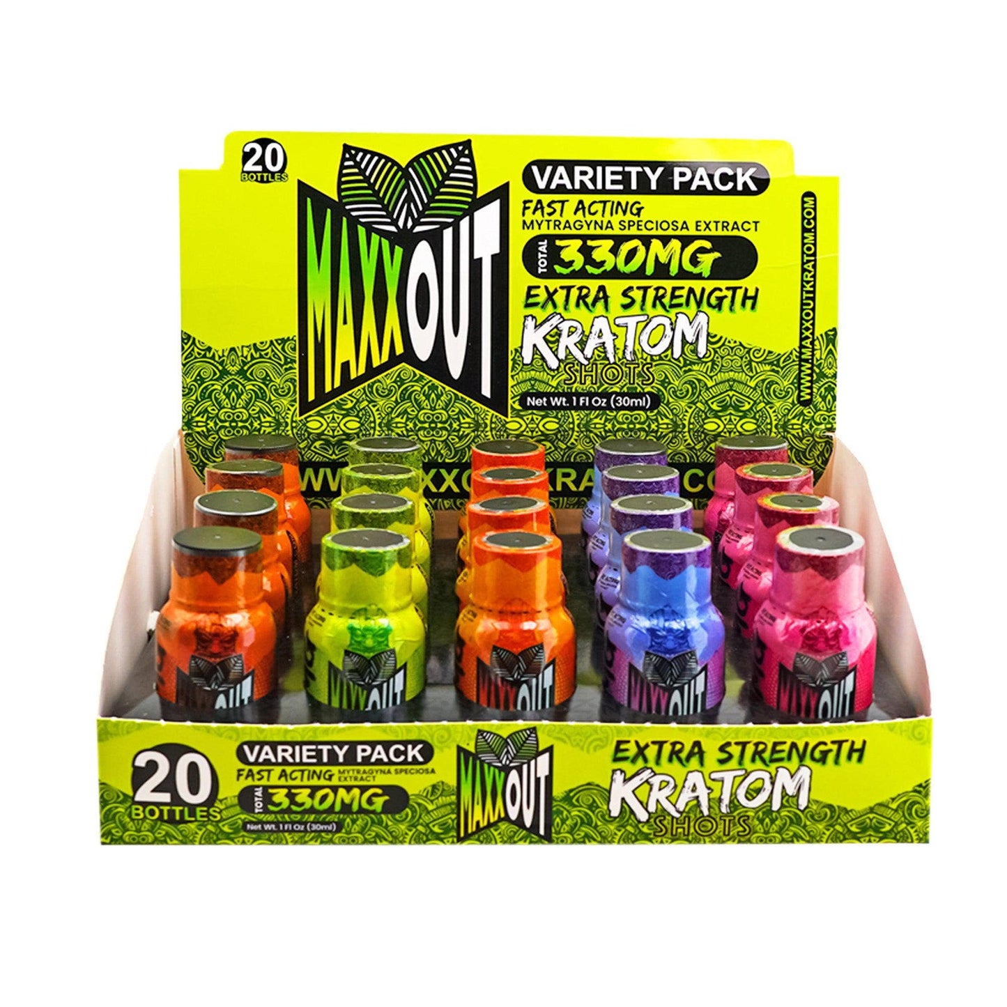 MaxxOut Kratom Extract Shots –  Assorted single shots