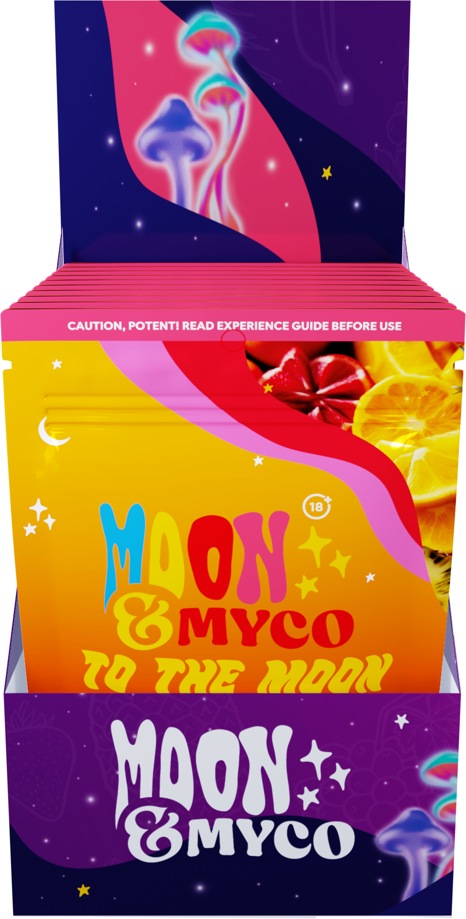 Mushroom To the Moon Tropical Flavor