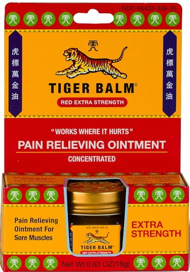 Tiger Balm Pain Relieving Ointment Red Extra Strength - DukeCityHerbs