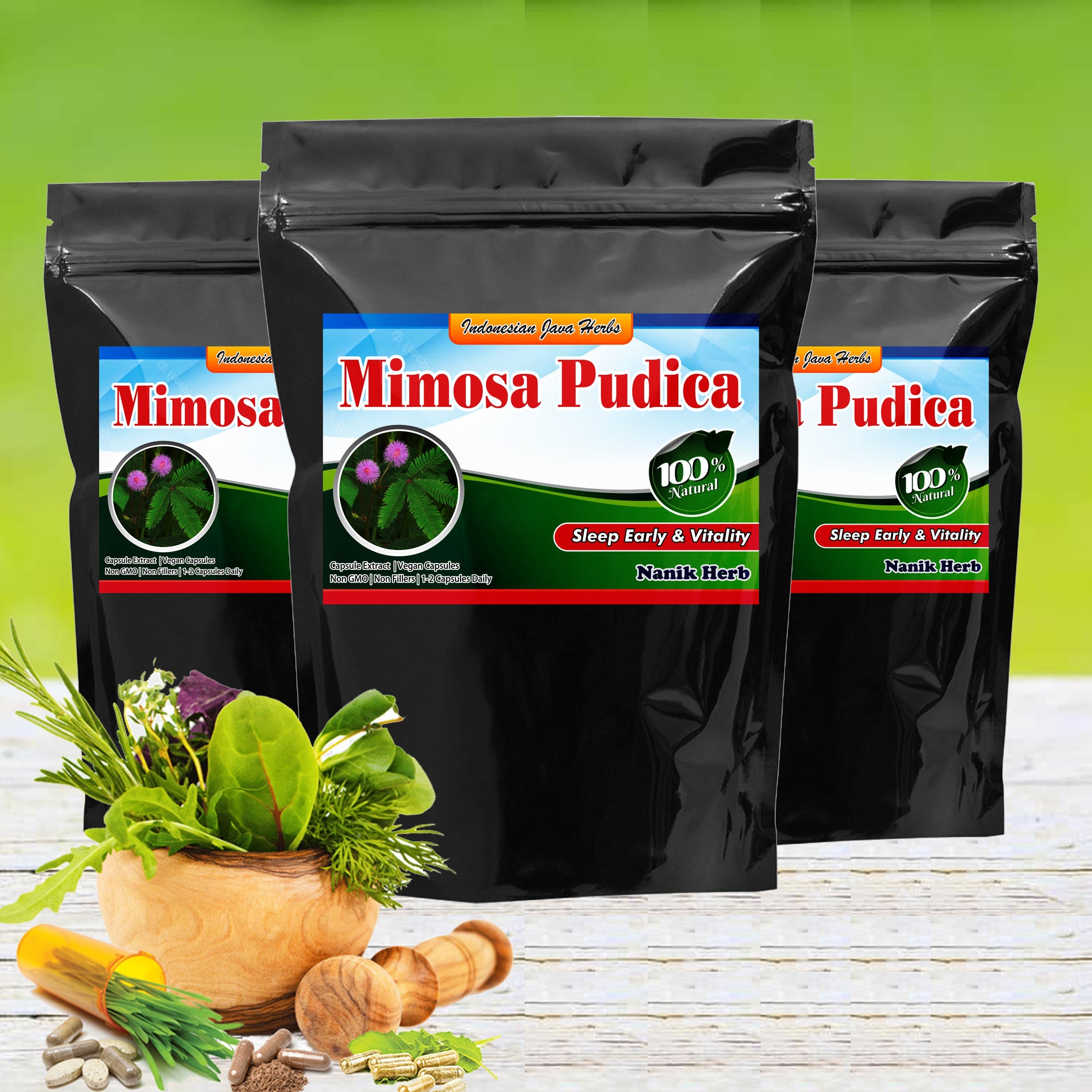 Pure Mimosa Pudica Root Bark Extract Capsules – DukeCityHerbs